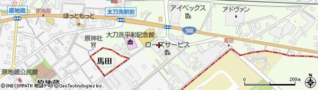 株式会社紙資源甘木支店周辺の地図