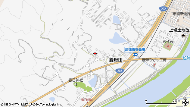 〒847-0004 佐賀県唐津市養母田の地図