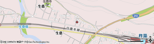 大分県杵築市八坂1612周辺の地図