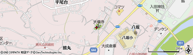大分県杵築市八坂友清2591周辺の地図
