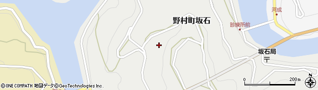 愛媛県西予市野村町坂石489周辺の地図