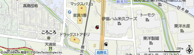 昭和シェル鳥栖インターＳＳ周辺の地図