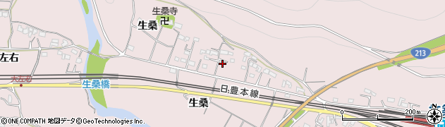 大分県杵築市八坂1626周辺の地図