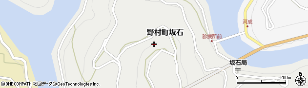 愛媛県西予市野村町坂石523周辺の地図