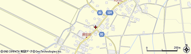 福岡県朝倉市三奈木4218周辺の地図