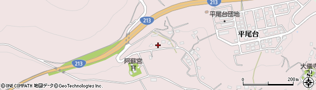 大分県杵築市八坂2184周辺の地図