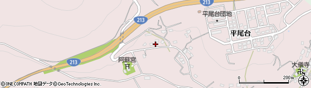 大分県杵築市八坂2186周辺の地図