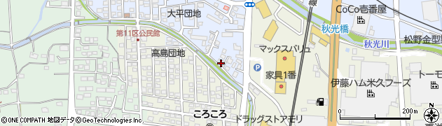佐賀県三養基郡基山町小倉385-17周辺の地図
