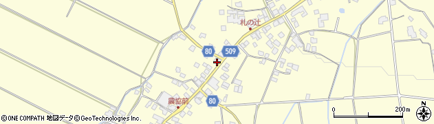 福岡県朝倉市三奈木4229周辺の地図