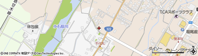 福岡県朝倉市甘木1234周辺の地図