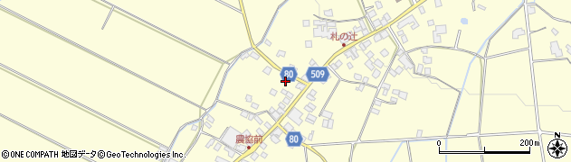 福岡県朝倉市三奈木4226周辺の地図