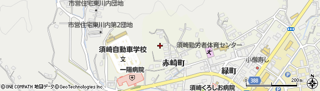 高知県須崎市赤崎町周辺の地図