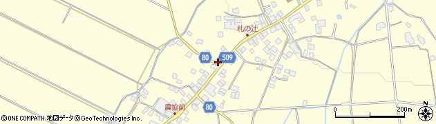 福岡県朝倉市三奈木4230周辺の地図