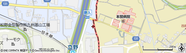 佐賀県三養基郡基山町小倉7周辺の地図