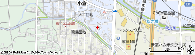 佐賀県三養基郡基山町小倉393-2周辺の地図