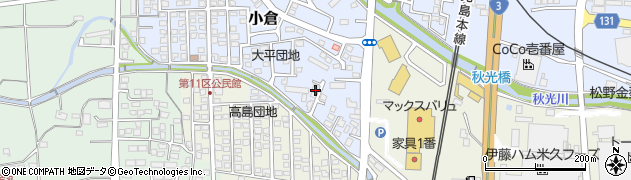 佐賀県三養基郡基山町小倉393周辺の地図