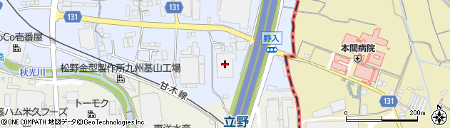 佐賀県三養基郡基山町小倉25周辺の地図