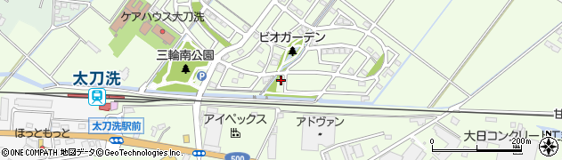 南高田藤公園周辺の地図