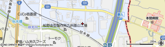 佐賀県三養基郡基山町小倉267-1周辺の地図