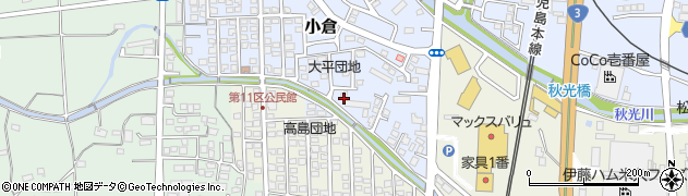 佐賀県三養基郡基山町小倉375-24周辺の地図
