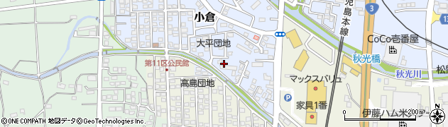 佐賀県三養基郡基山町小倉375-23周辺の地図
