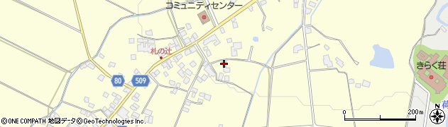 福岡県朝倉市三奈木260周辺の地図