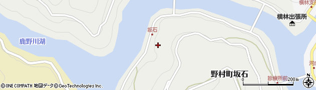 愛媛県西予市野村町坂石153周辺の地図