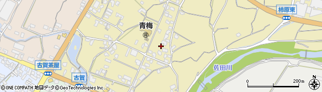 福岡県朝倉市柿原821周辺の地図