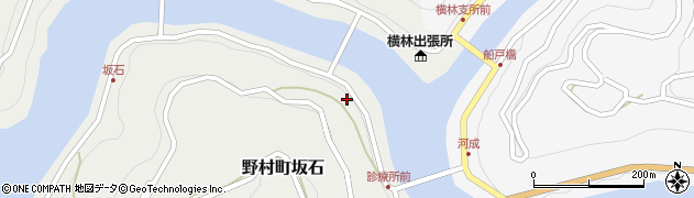 愛媛県西予市野村町坂石210周辺の地図