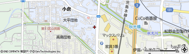 佐賀県三養基郡基山町小倉395-16周辺の地図