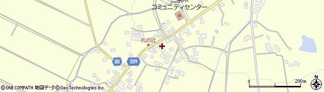 福岡県朝倉市三奈木235周辺の地図