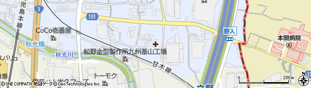 佐賀県三養基郡基山町小倉267周辺の地図