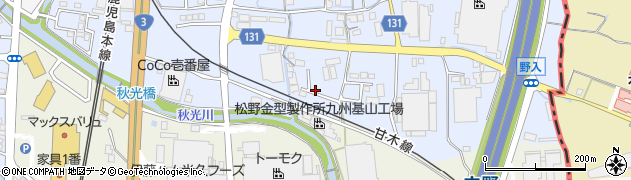 佐賀県三養基郡基山町小倉276周辺の地図