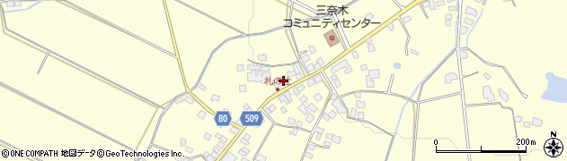 福岡県朝倉市三奈木4247周辺の地図