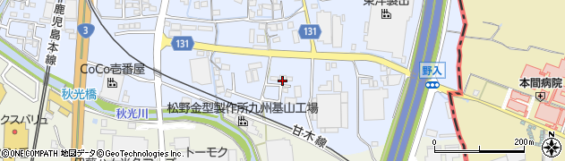 佐賀県三養基郡基山町小倉266周辺の地図