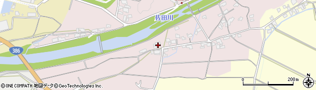 福岡県朝倉市板屋879周辺の地図