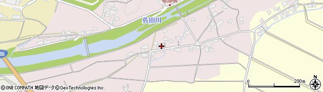 福岡県朝倉市板屋936周辺の地図