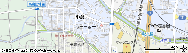 佐賀県三養基郡基山町小倉395-9周辺の地図