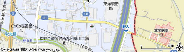 佐賀県三養基郡基山町小倉29-4周辺の地図