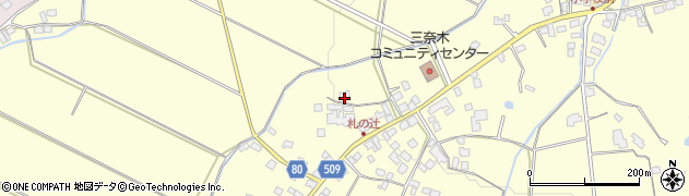 福岡県朝倉市三奈木4274周辺の地図