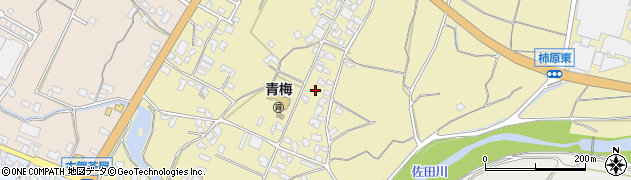 福岡県朝倉市柿原814周辺の地図
