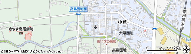 佐賀県三養基郡基山町小倉366-14周辺の地図