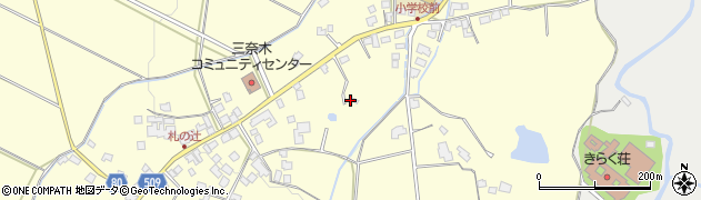 福岡県朝倉市三奈木203周辺の地図