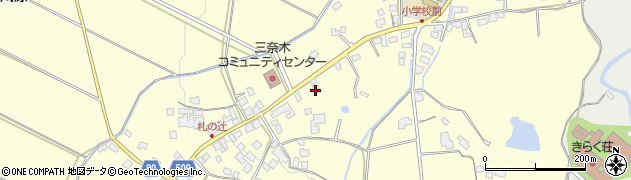 福岡県朝倉市三奈木218周辺の地図