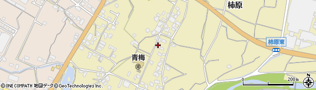 福岡県朝倉市柿原811周辺の地図