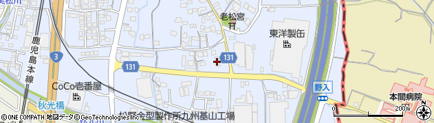 佐賀県三養基郡基山町小倉256周辺の地図