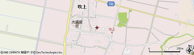福岡県小郡市吹上周辺の地図