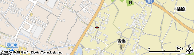 福岡県朝倉市柿原970周辺の地図