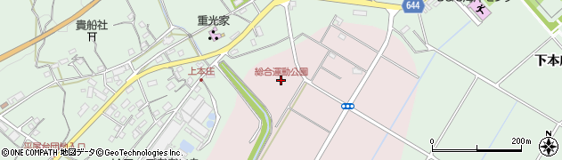 総合運動公園周辺の地図