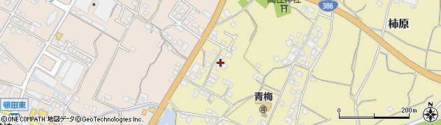 福岡県朝倉市柿原993周辺の地図